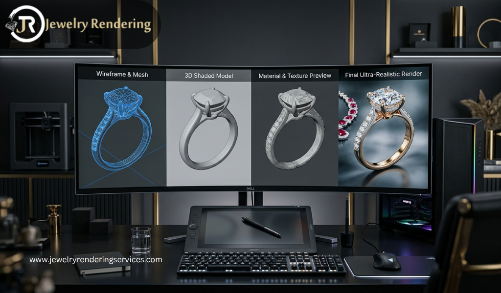 Why Are Jewelry Rendering Services Important Before Launching a New Collection?