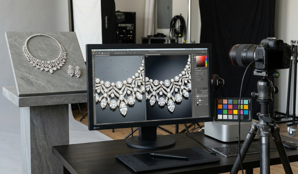 Why Is Jewelry Photo Retouching Important for Online Stores?