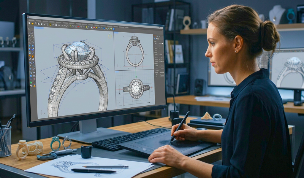 How Does 3D CAD Jewelry Design Help Turn Creative Concepts into Production-Ready Models?